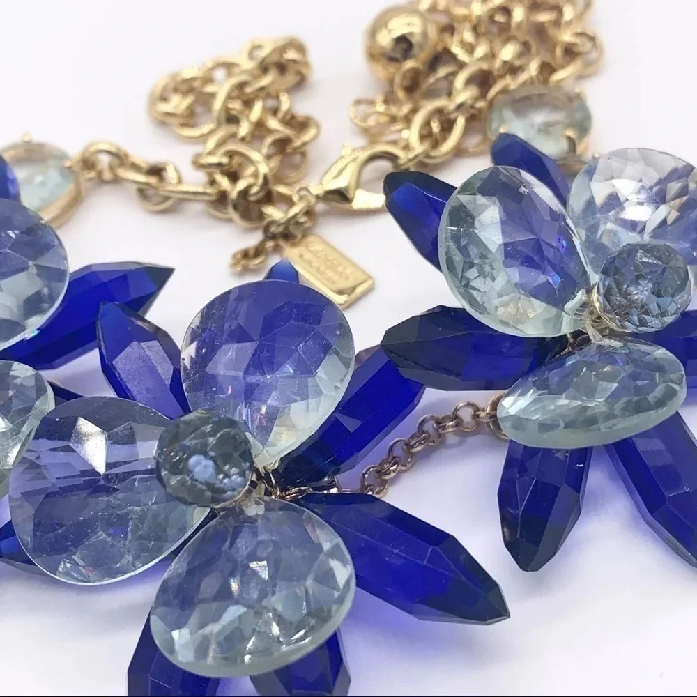 Kate Spade Blooming Brilliant Blue Necklace